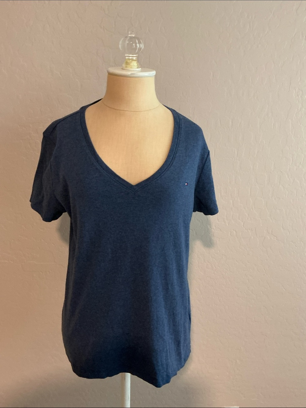Tommy Hilfiger Blue V-neck Tshirt